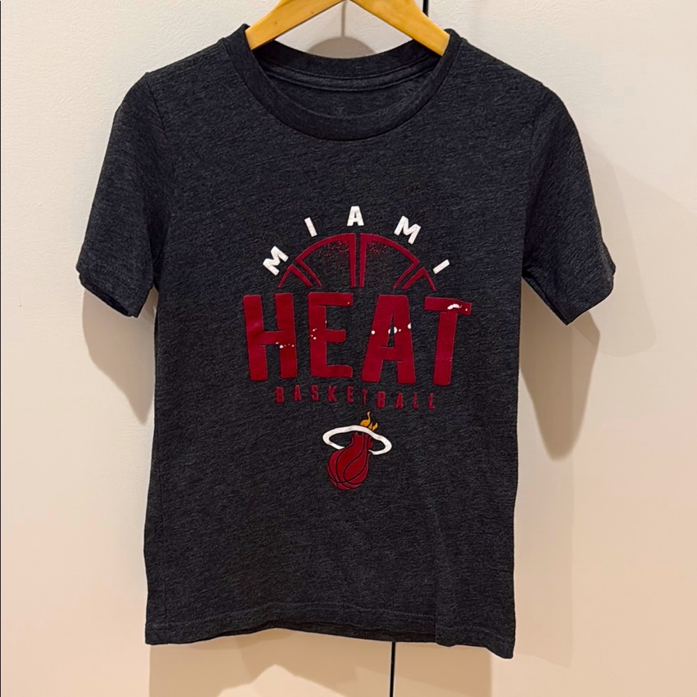 Miami Heat Kids T-Shirt - Black and Red